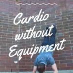 David demonstrates cardio without equipment