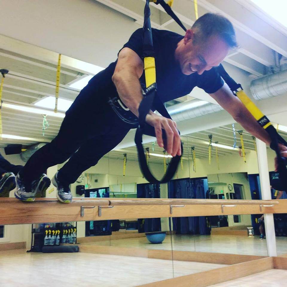 David does TRX suspension training