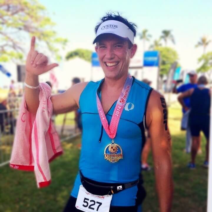 David at the Honolulu Triathlon