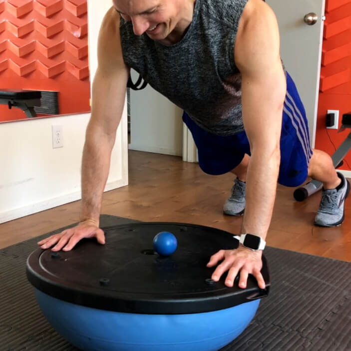 Bosu Balance Game Challenge