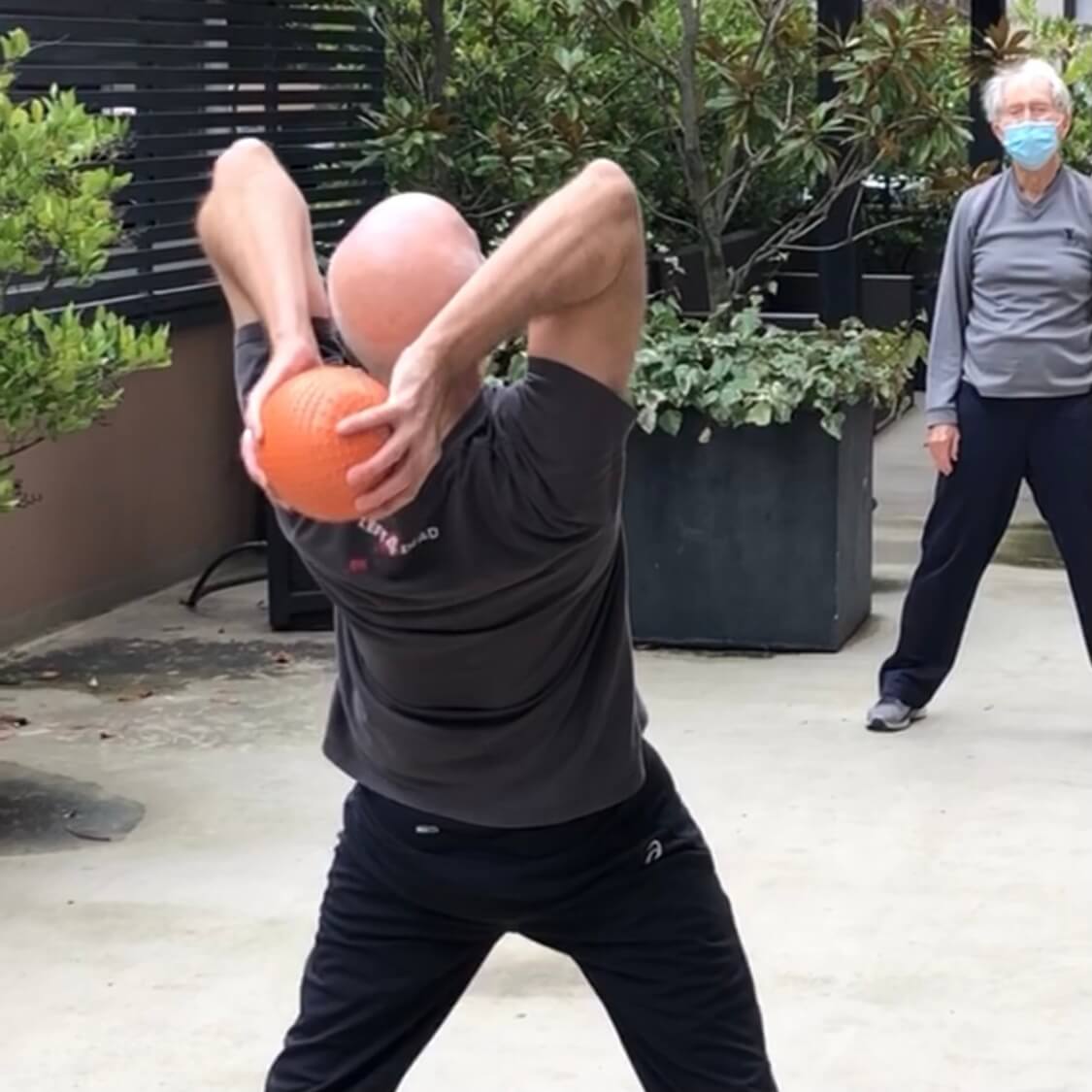 medicine ball throw