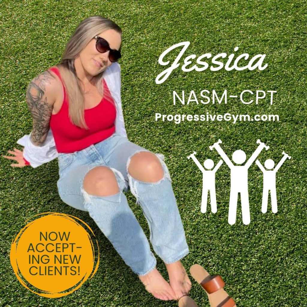 Seattle certified personal trainer Jessica on turf